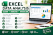 excel data analysis, data cleaning and reporting