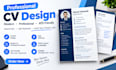create professional CV and resume