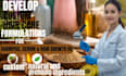 develop haircare formulations and cosmetic product formulas
