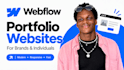 build a premium webflow portfolio website for your brand