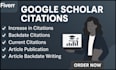 increase google scholar citation, backdate citations
