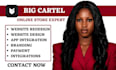 design, redesign, setup, fix big cartel, ecwid, bigcommerce opencart shopify