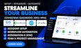 setup connecteam quickbooks xero wrike workflow automation