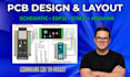 do pcb design, pcb layout, schematic design, esp32 pcb, stm32 pcb, arduino pcb