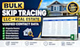 do bulk skip tracing, llc skip trace and real estate lead generation