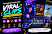 be your video clipper, twitch clipper, podcast clipper and stream clipper