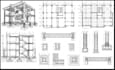 do structural load calculation beam column design concrete autocad drawing