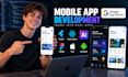 build flutter react native ai mobile app development IOS android ai app creation