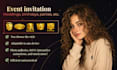 create a custom interactive digital invitation website