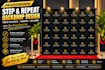 design custom step and repeat red carpet and event backdrops