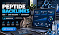 build peptide SEO backlinks peptide website increase domain rating ur ahrefs