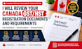 review your canada gst hst registration documents and requirements