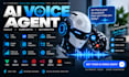 build ai voice agent, ai calling bot, ai receptionist automation, cold calling