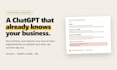 build a custom gpt ai assistant trained on your business docs