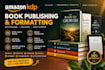 do amazon kdp book publishing, ebook formatting, book layout design, amazon kdp