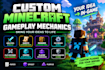 add custom gameplay mechanics to your minecraft server