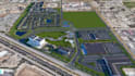 create 3d masterplan real estate development township site plan community render
