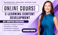 create online course content training manual elearning development ppt workbook