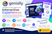 create an interactive genially presentation, elearning, quiz
