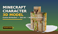 3d minecraft character model minecraft skin render 3d minecraft blockbench model