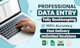 do excel data entry and tally bookkeeping services