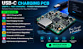 custom usb c charging pcb, usb pd, fast charging  power management design
