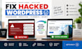 fix your hacked wordpress website clean virus, spam, remove malware security