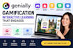 create a genially escape room interactive game quiz gamified learning expert