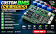 custom bms pcb design, lithium ion battery protection and cell balancing