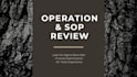 review and optimize your standard operating procedures sops