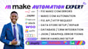 fix make com, made com, setup make com automation, make automation, make expert