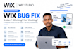 fix wix bugs, errors, broken features, velo code, and responsive issues