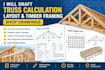 draft truss calculation layout timber framing shop drawings