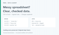 clean and validate your CSV or excel data