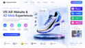 build VR ar website, virtual reality 3d website, webar VR app