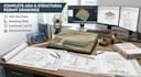 draft adu site plan retaining wall earthwork structural permit drawings