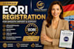 register your german, eori number for smooth import and export