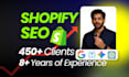 be your shopify SEO specialist and expert consultant