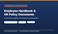 create employee handbook and HR policy documents