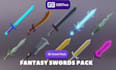 create game ready stylized 3d models and low poly weapons