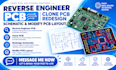 reverse engineer pcb, clone pcb, redesign schematic and modify pcb layout
