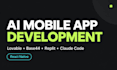 do ai mobile app development with lovable base44 replit claude code react native