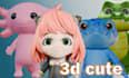 design cute 3d characters, action figures for 3d print professionally