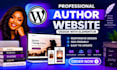 create author website book author website ebook website for author landing page