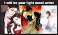 design a light novel cover