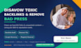 disavow toxic bad backlinks, mugshot, unwanted article using external software