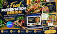 design food, restaurant and menu presentations in canva