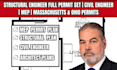structural engineer full permit set civil engineer mep massachusetts ohio permit