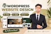 create a professional responsive wordpress website