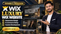 design luxury wix website, redesign luxury wix website, wix website design,